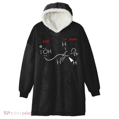 Backside Attack Funny Chemistry Hooded Wearable Blanket