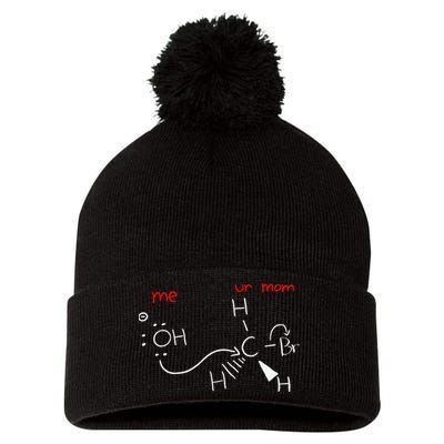 Backside Attack Funny Chemistry Pom Pom 12in Knit Beanie