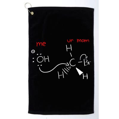 Backside Attack Funny Chemistry Golf Towel