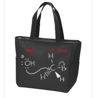 Backside Attack Funny Chemistry Zip Tote Bag