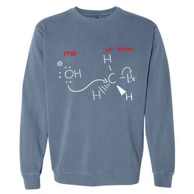 Backside Attack Funny Chemistry Garment-Dyed Sweatshirt