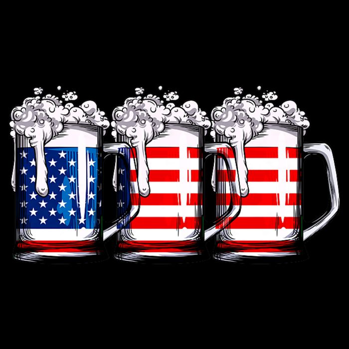 Beer American Flag 4th Of July Merica Drinking Usa Visor