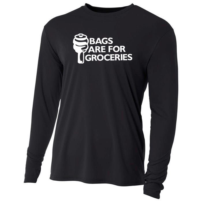 Bags Are For Groceries Funny Car Tuning Cooling Performance Long Sleeve Crew