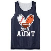 Ball Aunt Funny Baseball Football Basketball Aunt Mesh Reversible Basketball Jersey Tank