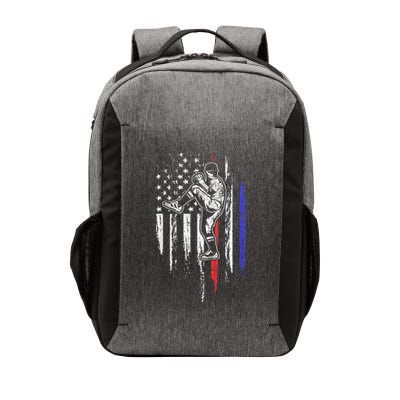 Baseball American Flag Pitcher Usa Pitching 4th Of July Gift Vector Backpack
