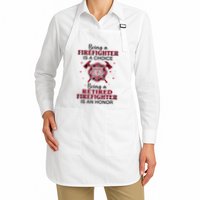 Being A Firefighter Full-Length Apron With Pockets