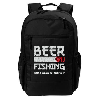 Beer And Fishing What Else Is There Funny Fishing Meme Backpack