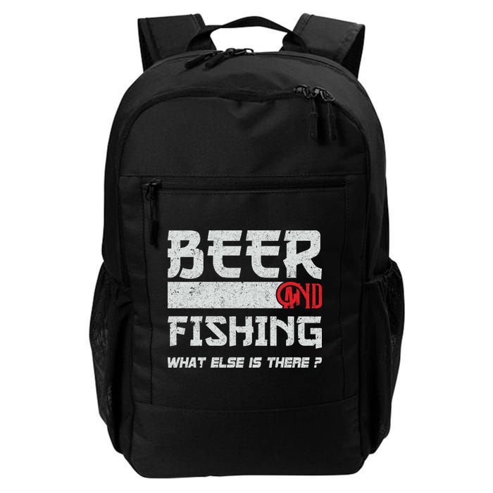 Beer And Fishing What Else Is There Funny Fishing Meme Backpack