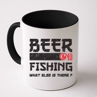 Beer And Fishing What Else Is There Funny Fishing Meme Mug