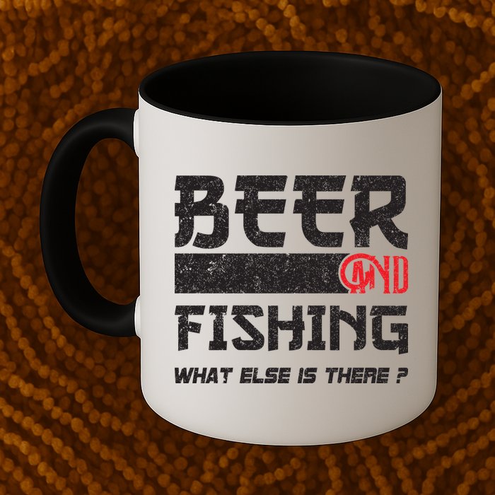 Beer And Fishing What Else Is There Funny Fishing Meme Mug