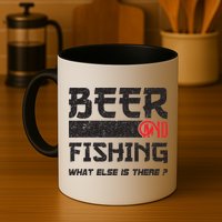 Beer And Fishing What Else Is There Funny Fishing Meme Mug