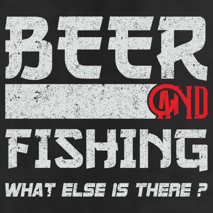 Beer And Fishing What Else Is There Funny Fishing Meme Golf Towel