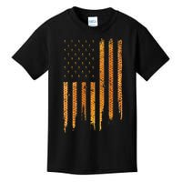 Beekeeping American Flag Honeycomb Honey Bees Beekeeper Kids T-Shirt