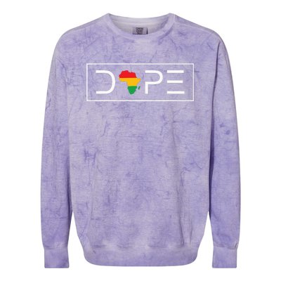 Black American Freedom Colorblast Crewneck Sweatshirt