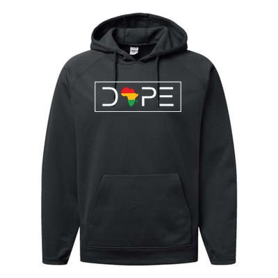 Black American Freedom Performance Fleece Hoodie