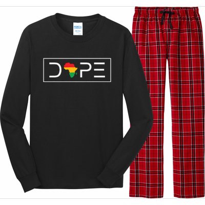 Black American Freedom Long Sleeve Pajama Set