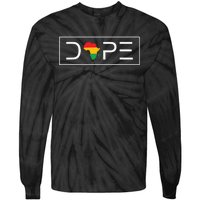 Black American Freedom Tie-Dye Long Sleeve Shirt