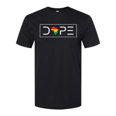 Black American Freedom Softstyle CVC T-Shirt