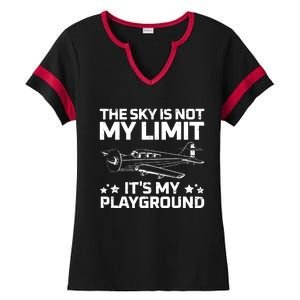 Best Airplane For Men Women Aviation Airplanes Plane Pilot Ladies Halftime Notch Neck Tee