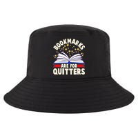 Bookmarks Are For Quitters Book Lover Reading Fan Cool Comfort Performance Bucket Hat