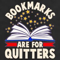 Bookmarks Are For Quitters Book Lover Reading Fan 11oz C Handle Ceramic Mug