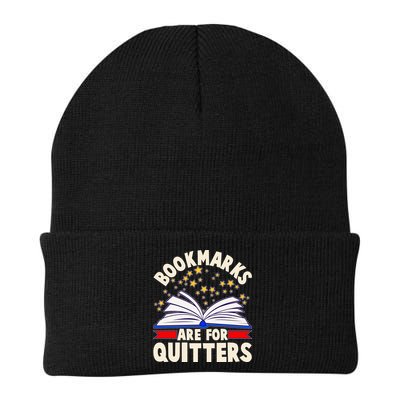 Bookmarks Are For Quitters Book Lover Reading Fan Beanie