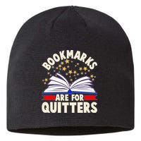 Bookmarks Are For Quitters Book Lover Reading Fan Sustainable Beanie