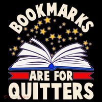 Bookmarks Are For Quitters Book Lover Reading Fan Sustainable Knit Beanie