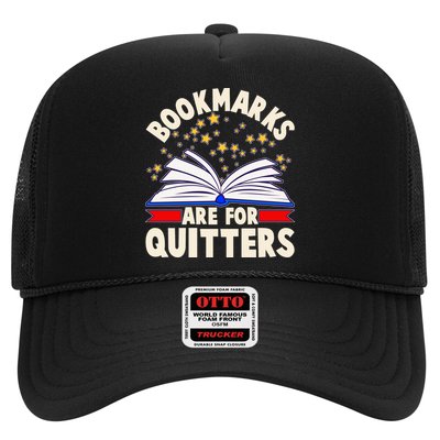 Bookmarks Are For Quitters Book Lover Reading Fan Trucker Hat
