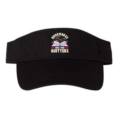 Bookmarks Are For Quitters Book Lover Reading Fan Visor