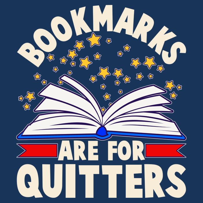 Bookmarks Are For Quitters Book Lover Reading Fan Infant Baby Jersey Bodysuit
