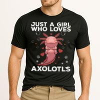 Best Axolotl For  Girls Salamander Kawaii Axolotl Lover  Cooling Performance Crew T-Shirt