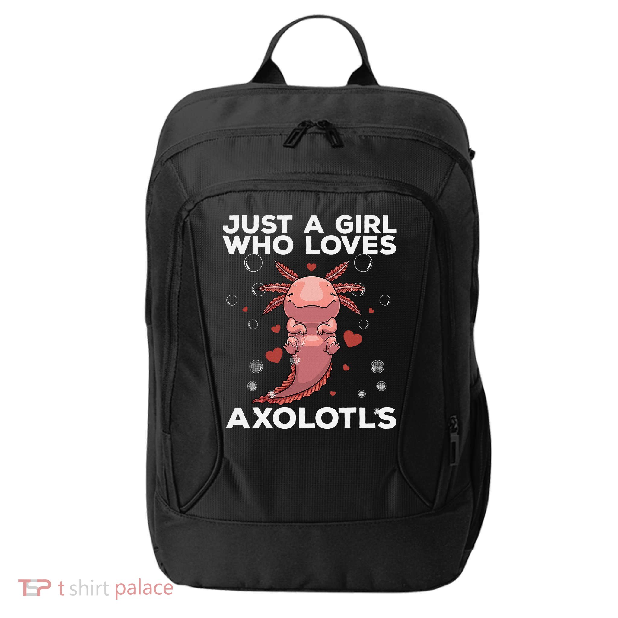 Best Axolotl For  Girls Salamander Kawaii Axolotl Lover  City Backpack