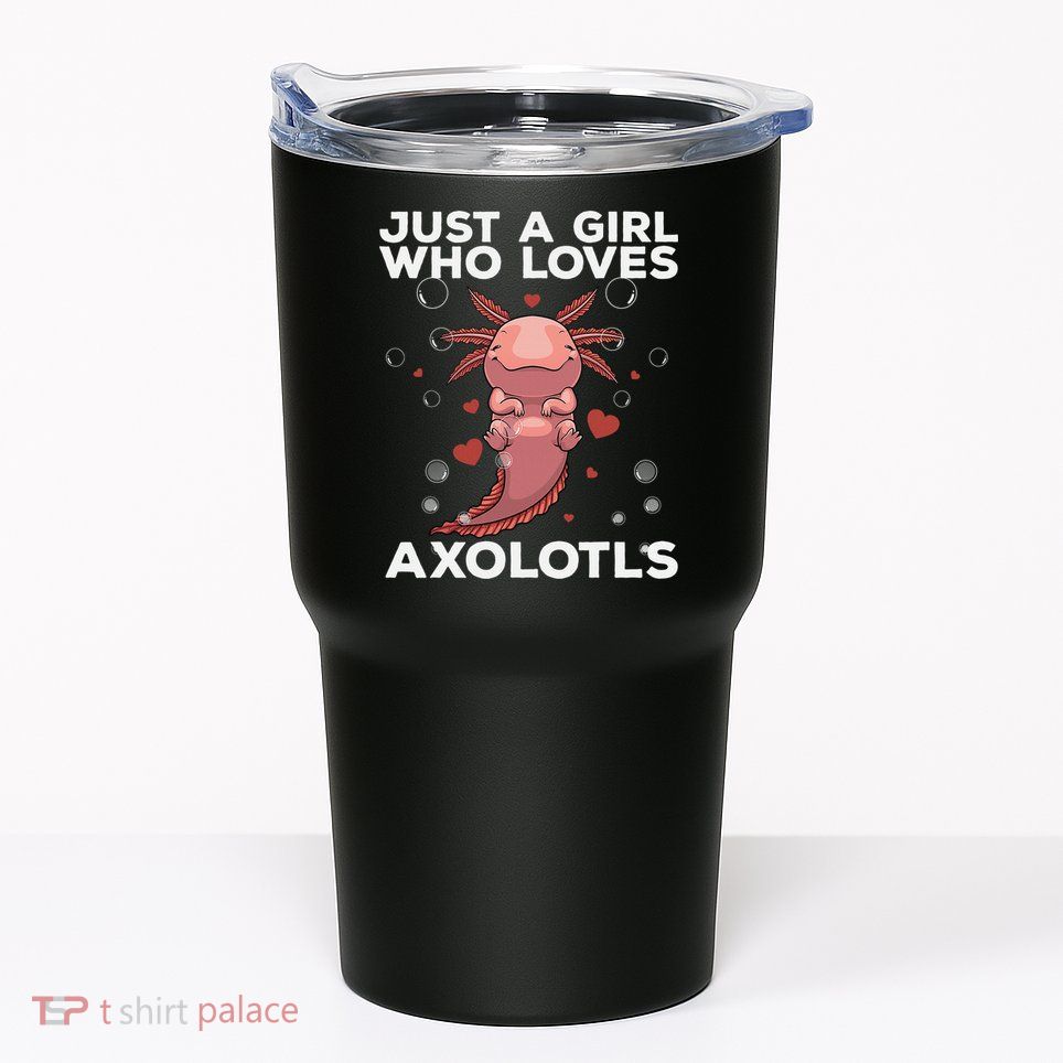 Best Axolotl For  Girls Salamander Kawaii Axolotl Lover  Tumbler