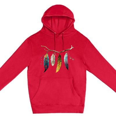 Branch And Feathers Premium Pullover Hoodie