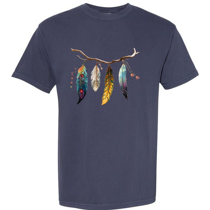 Branch And Feathers Garment-Dyed Heavyweight T-Shirt