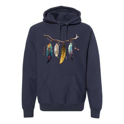 Branch And Feathers Premium Hoodie