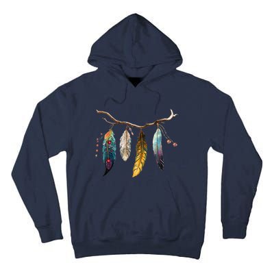 Branch And Feathers Tall Hoodie