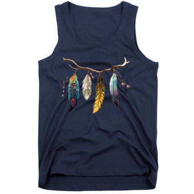 Branch And Feathers Tank Top