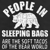 Bear Attack Funny Camping Hiking Tacos Adult Drive Performance Visor