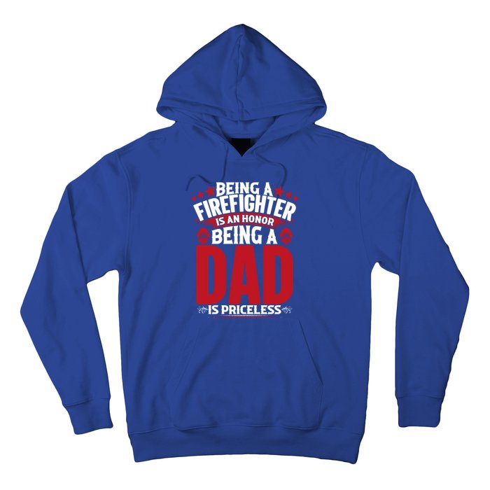 Being A Firefighter Is An Honor Being A Grandpa Is Priceless Gift Hoodie