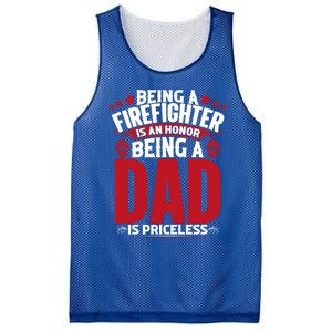 Being A Firefighter Is An Honor Being A Grandpa Is Priceless Gift Mesh Reversible Basketball Jersey Tank