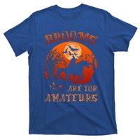 Brooms Are For Amateurs Witch Riding Horse Halloween T-Shirt