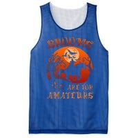 Brooms Are For Amateurs Witch Riding Horse Halloween Mesh Reversible Basketball Jersey Tank