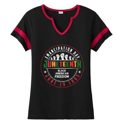 Black American Freedom Juneteenth Graphics Plus Size Shirts For Men Women Family Ladies Halftime Notch Neck Tee