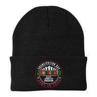 Black American Freedom Juneteenth Graphics Plus Size Shirts For Men Women Family Beanie