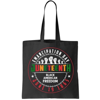 Black American Freedom Juneteenth Graphics Plus Size Shirts For Men Women Family Bag