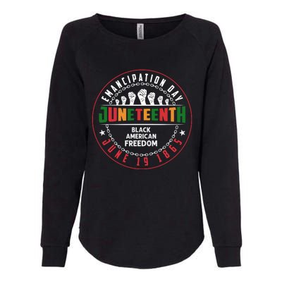 Black American Freedom Juneteenth Graphics Plus Size Shirts For Men Women Family Womens California Wash Sweatshirt