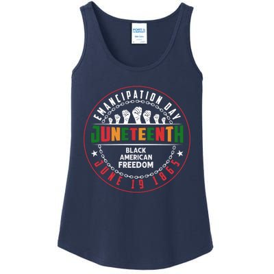 Black American Freedom Juneteenth Graphics Plus Size Shirts For Men Women Family Ladies Essential Tank