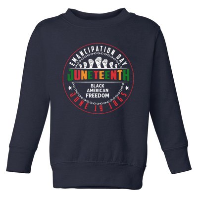 Black American Freedom Juneteenth Graphics Plus Size Shirts For Men Women Family Toddler Sweatshirt